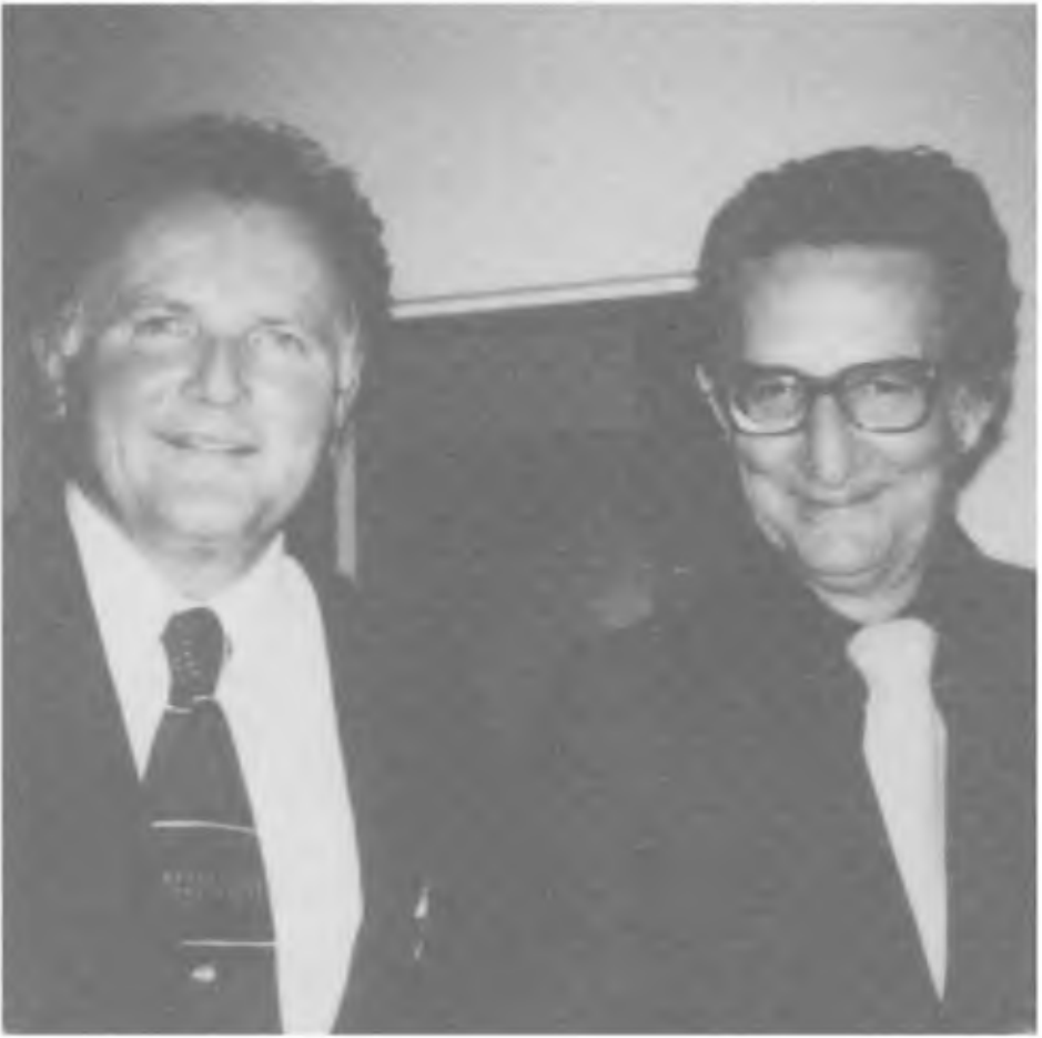 Photo taken in London in 1971 by Methuen Publishers. To the right is Eysenck.